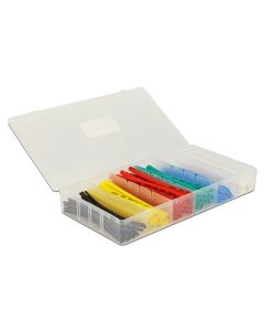 Delock Schrumpfschlauch 100-teilig Sortimentsbox, Mehrfarbig
