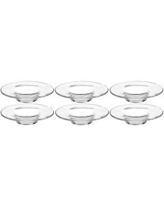 Montana Untertasse Brasil für Kaffee, 6 Stück, Transparent