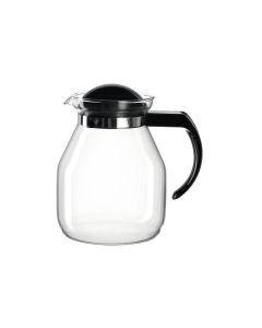 Montana Teekanne Content 1.25 l, Schwarz/Transparent