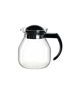 Montana Teekanne Content 1 l, Schwarz/Transparent