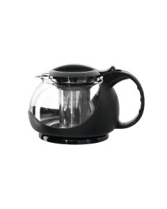Montana Teekanne Assam 1 l, Schwarz/Transparent