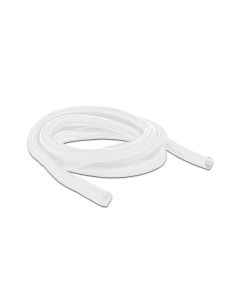 Delock Kabelschlauch Selbstschliessend, 2m x 19 mm Weiss