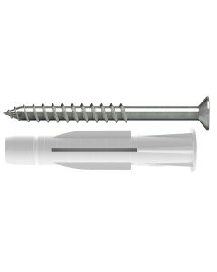 Tox-Dübel Allzweckdübel Trika 8x51 mm, inkl. Schraube 6 Stück