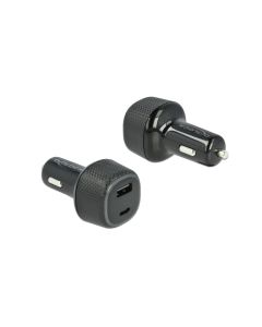 Delock Autoladegerät USB Typ-A und -C PD 3.0 63 W