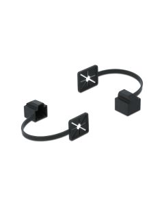 Delock Blindstecker/Staubschutz RJ45, mit Befestigungsclip 1 Stück