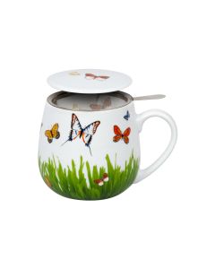 Könitz Teetasse Schmetterlingswiese 420 ml, 1 Stück, Weiss
