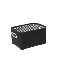 diaqua® Aufbewahrungskorb Jeans Schwarz