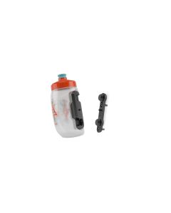 FIDLOCK Bidon Twist Kids 0.45 l, Rot/Transparent mit Halterung