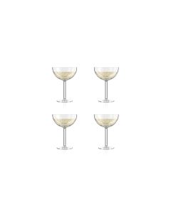 Bodum Champagnerglas Oktett 280 ml, 4 Stück, Transparent