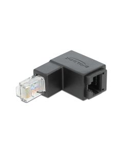 Delock Winkeladapter 90° RJ45 unten, Cat.6 UTP 1 Stück
