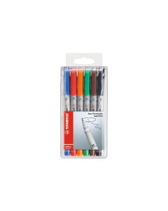 STABILO Folienstift OHPen universal S 6 Stück Mehrfarbig
