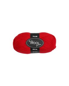 Creativ Company Wolle Babygarn Merino 50 g 14/4 Rot