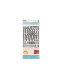 We R Memory Keepers 3D-Sticker Mold Press Alphabet gross