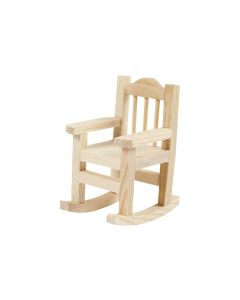 Creativ Company Mini-Möbel Schaukelstuhl 8.8 x 5.5 x 6.7 cm