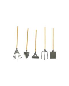 Creativ Company Mini-Utensilien Gartengeräte 5 Stück
