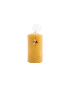 Herzog Kerzen AG Zylinderkerze aus Bienenwachs 7 x 12 cm
