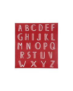 Creativ Company Schablonen Siebdruck Alphabet, 1 Stück