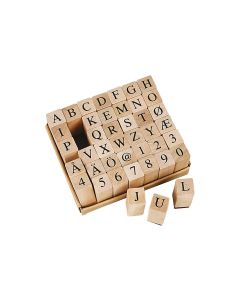 Creativ Company Stempelset Buchstaben/Zahlen 42-teilig