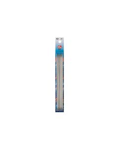Prym Strumpfstricknadel Grau 4 mm x 20 cm, Karte 5 Stück