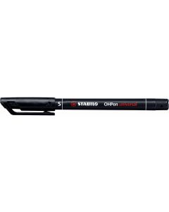 STABILO Folienstift OHPen universal 0.4 mm Superfein, Schwarz