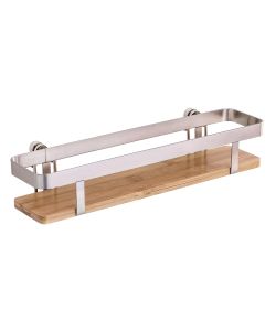 Wenko Gewürzregal Premium 30 x 7 x 5.5 cm Braun/Silber