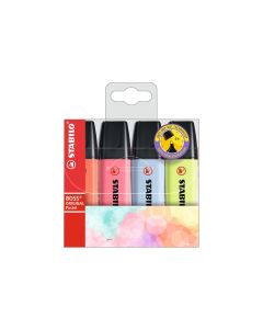 STABILO Textmarker BOSS Pastell, 4 Stück