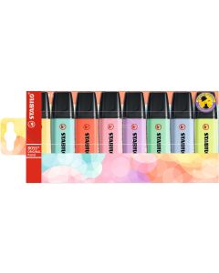 STABILO Textmarker BOSS Pastell, 8 Stück