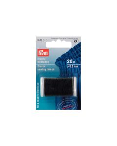 Prym Elastikfaden 0.5 mm x 20 m Schwarz