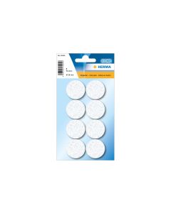 Herma Stickers Filzgleiter Ø 28 mm, Weiss, 8 Stück