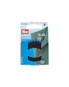 Prym Leinenzwirn 20 m, Schwarz