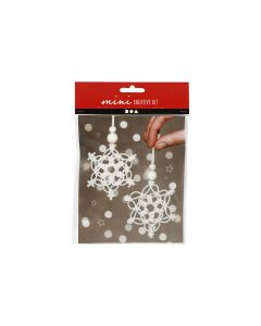 Creativ Company Mini Schneeflocke Makramee 2 Stück