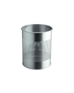 DURABLE Papierkorb 15 Liter, Silber