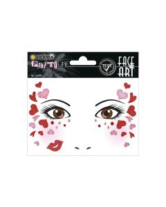 Herma Stickers Face Art Love, 1 Stück