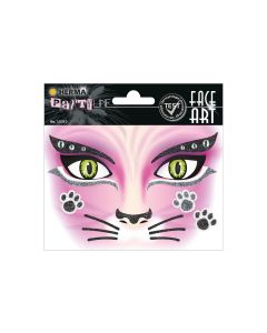 Herma Stickers Face Art Cat, 1 Stück