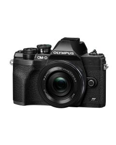 OM-System Fotokamera E-M10 Mark IV Kit 14-42 Schwarz