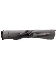 Södahl Stoffserviette Organic 2 Stück, Grau/Schwarz