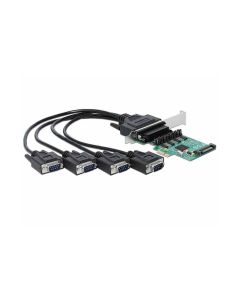 Delock PCI-Express-Karte 89938 4x RS-232 mit Spannungsversorgung