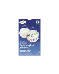 URSUS Lampion Ø 15 cm Weiss, 4 Stück