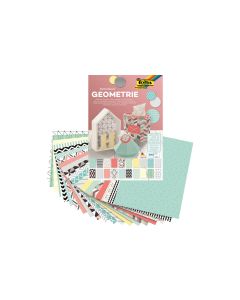 Folia Motivblock Geometrie Mehrfarbig