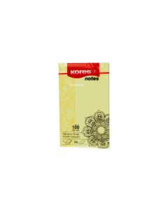 Kores Notizzettel Mandala 12.5 x 7.5 cm, Gelb