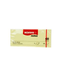 Kores Notizzettel 5040, 5 x 4 cm, 36 Blöcke, Gelb