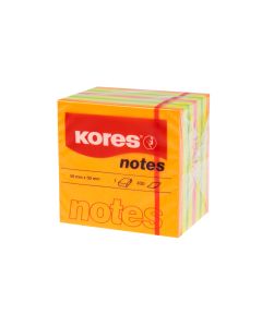 Kores Notizzettel Würfel Neon 5 x 5 cm, 400 Blatt