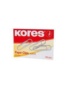 Kores Büroklammer KCR 33 mm, 100 Stück