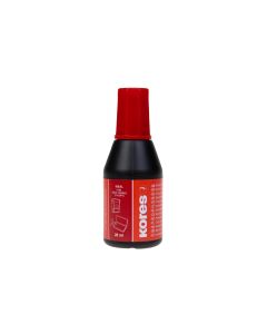 Kores Stempelfarbe 28 ml, Rot