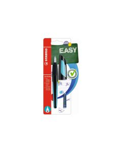 STABILO Füllfederhalter Easybuddy Medium (M), Blau/Schwarz