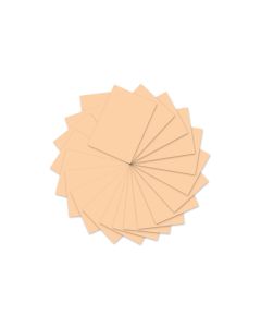 URSUS Tonzeichenpapier 50 x 70 cm, 130 g/m², 10 Blatt, Aprikose