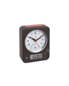 TFA Dostmann Funkwecker Combo Rot/Schwarz