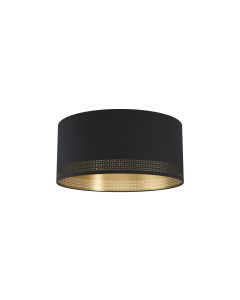 EGLO Leuchten Deckenleuchte ESTEPERRA 1x E27, Schwarz/Gold
