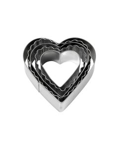 Creativ Company Guetzli-Ausstecher-Set 8 cm 5 Stück, Herz