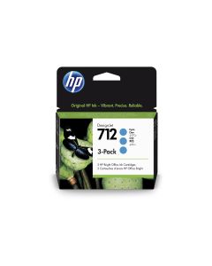 HP Tinte Nr. 712 (3ED77A) Cyan (3er-Pack)